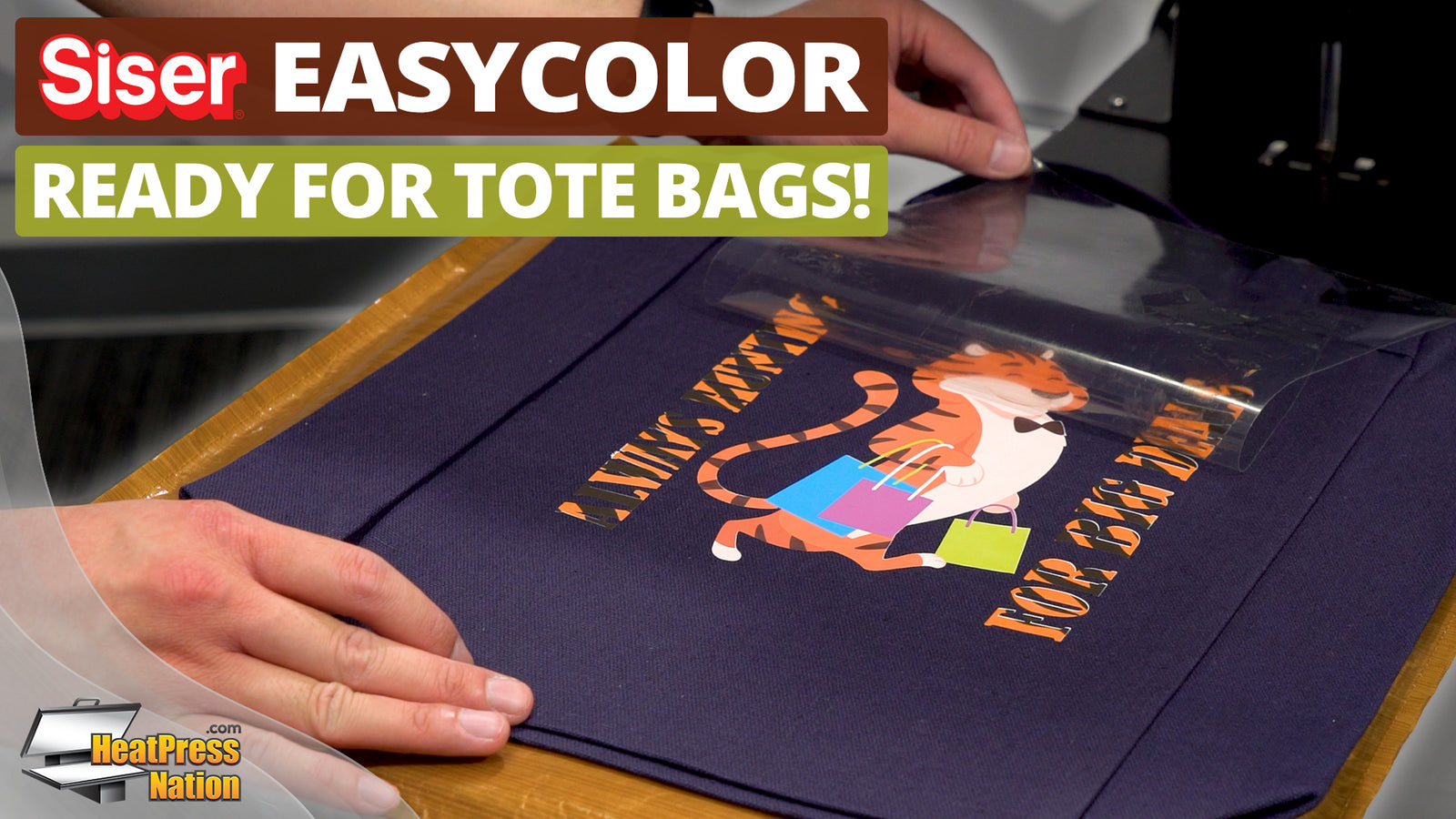 Full Color Images On Totes With Siser EasyColor DTV - HeatPressNation